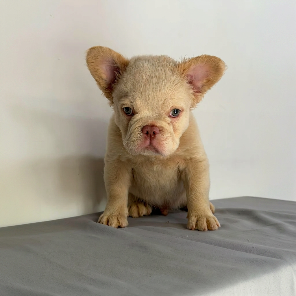 Bulldog Francés Fluffy Crema